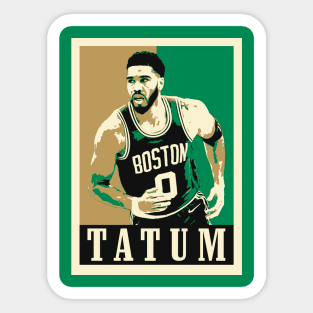 Jayson Tatum Pop Art Style Sticker